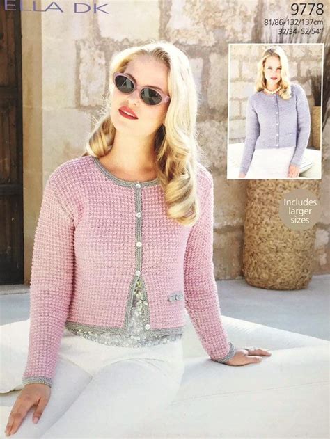 chanel suit knitting pattern|chanel jacket pattern free.